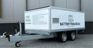 Battery Trailer op Groentechniek Holland